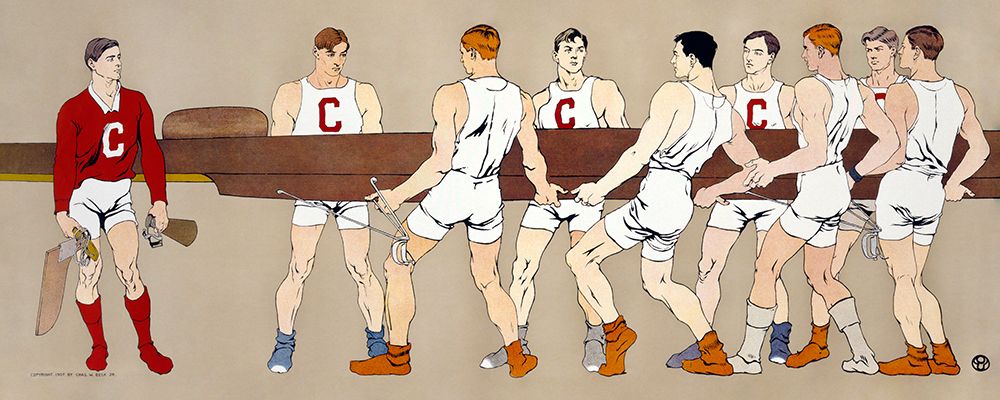 College Rowing Club art print by Edward Penfield for $57.95 CAD