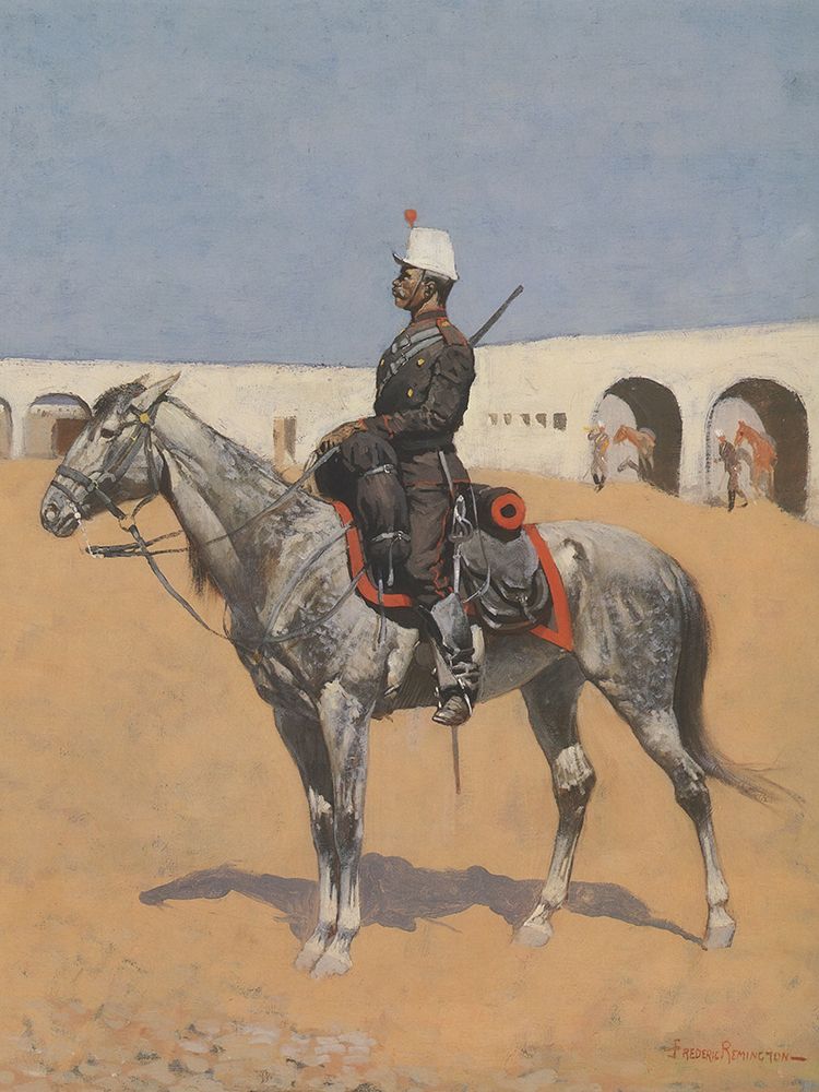 Cavalryman of the Line-Mexico art print by Frederic Remington for $57.95 CAD