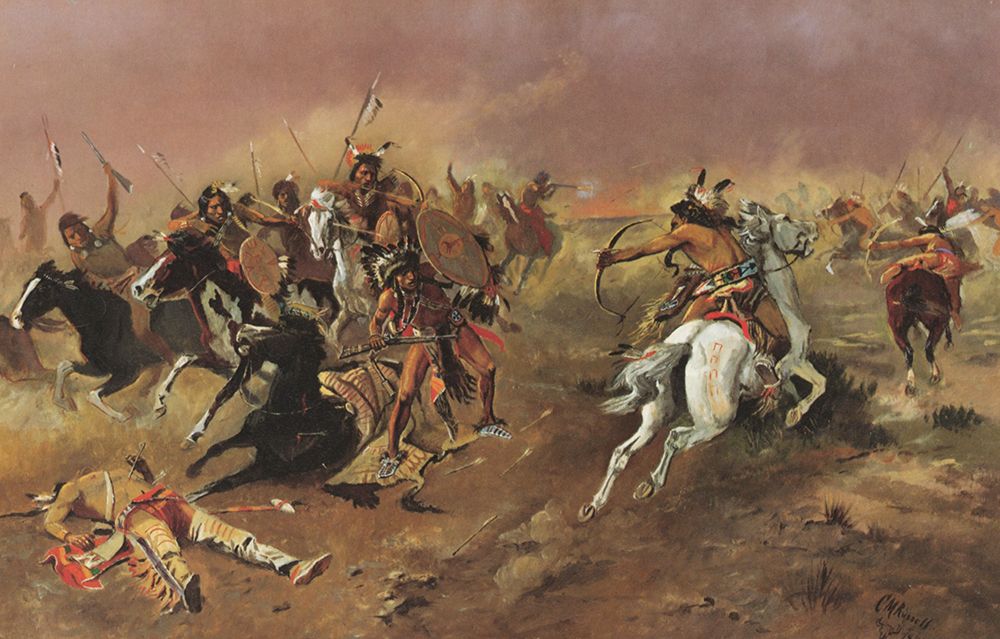 For Supremacy art print by Charles Marion Russell for $57.95 CAD