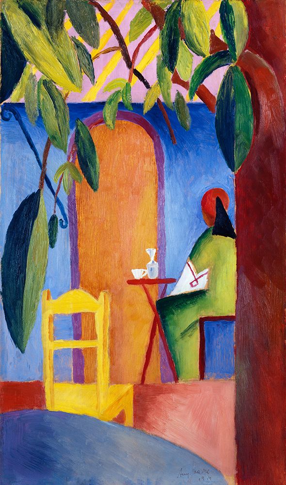 Turkisches Cafe art print by August Macke for $57.95 CAD