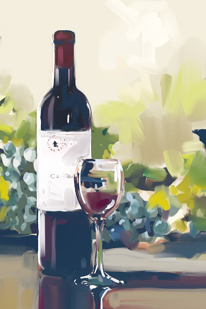 Wine II art print by East Coast Licensing for $57.95 CAD