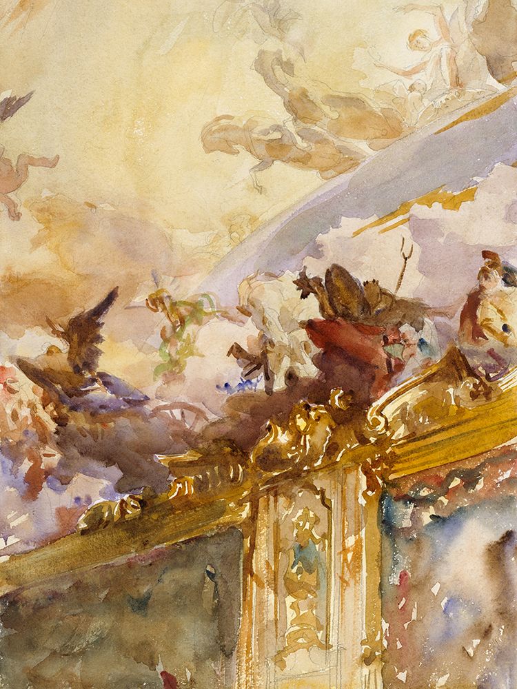 Tiepolo Ceiling-Milan art print by John Singer Sargent for $57.95 CAD