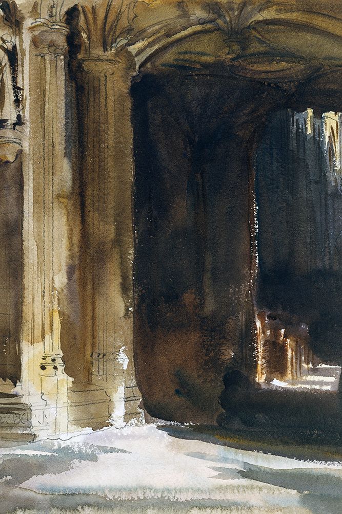 Cathedral Interior art print by John Singer Sargent for $57.95 CAD