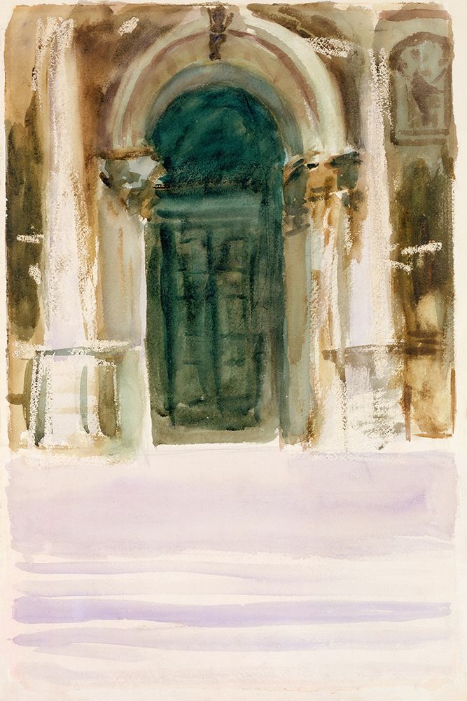 Green Door-Santa Maria della Salute art print by John Singer Sargent for $57.95 CAD