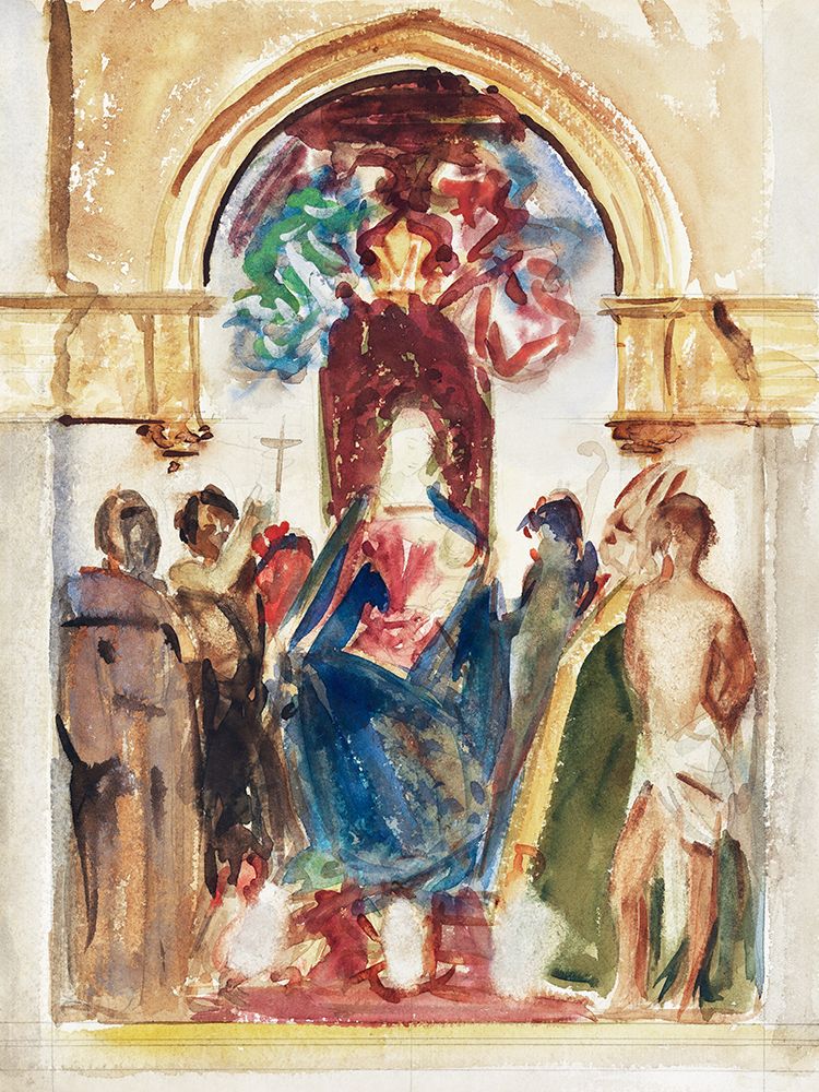 Madonna and Child and Saints art print by John Singer Sargent for $57.95 CAD