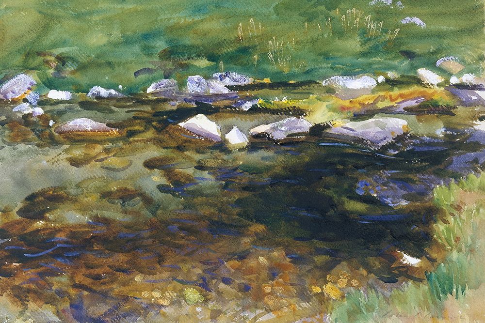 Brook and Meadow art print by John Singer Sargent for $57.95 CAD