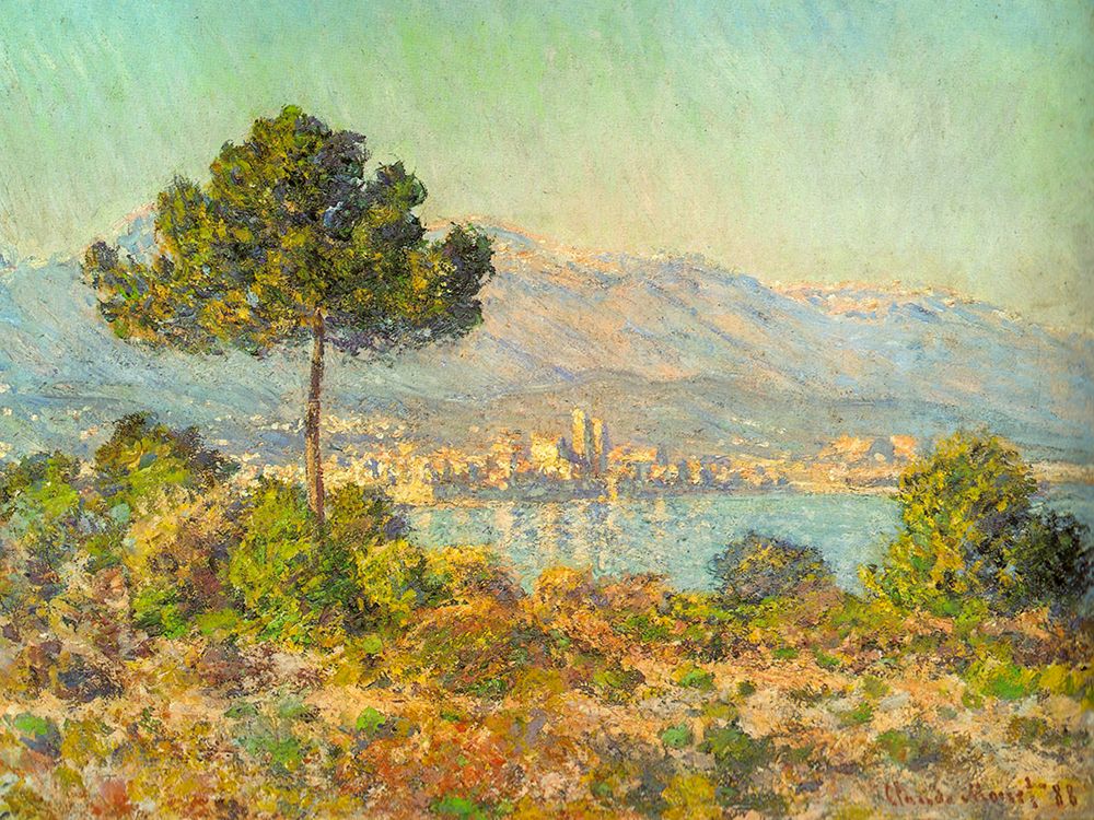 Antibes from Plateau Notre Dame 1888 art print by Claude Monet for $57.95 CAD