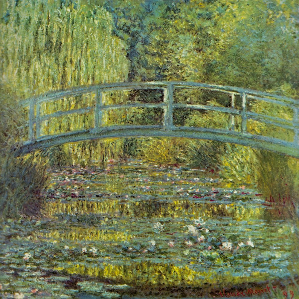 Bridge and Waterlilies 1899 art print by Claude Monet for $57.95 CAD
