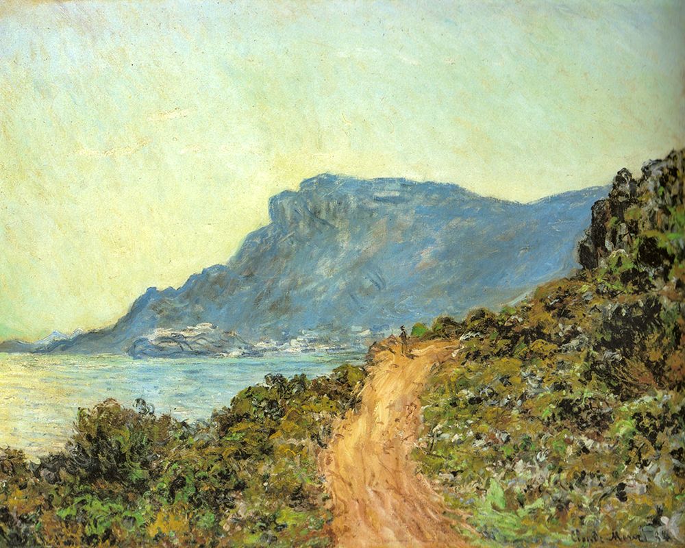 Cap Martin-near Menton 1884 art print by Claude Monet for $57.95 CAD