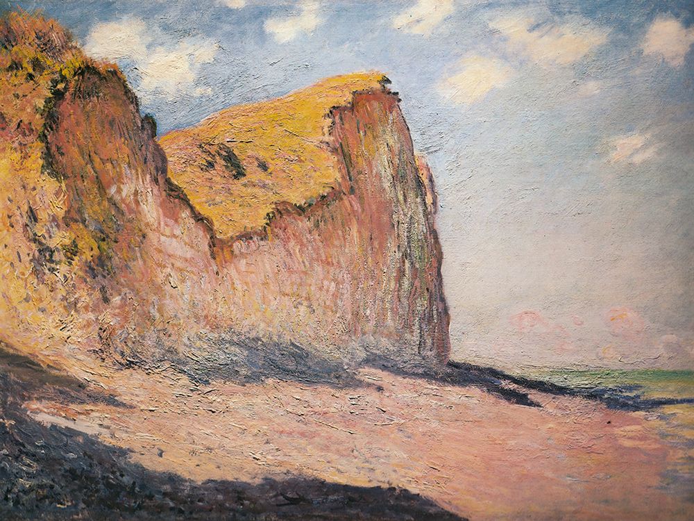 Cliffs near Pourville 1882 art print by Claude Monet for $57.95 CAD