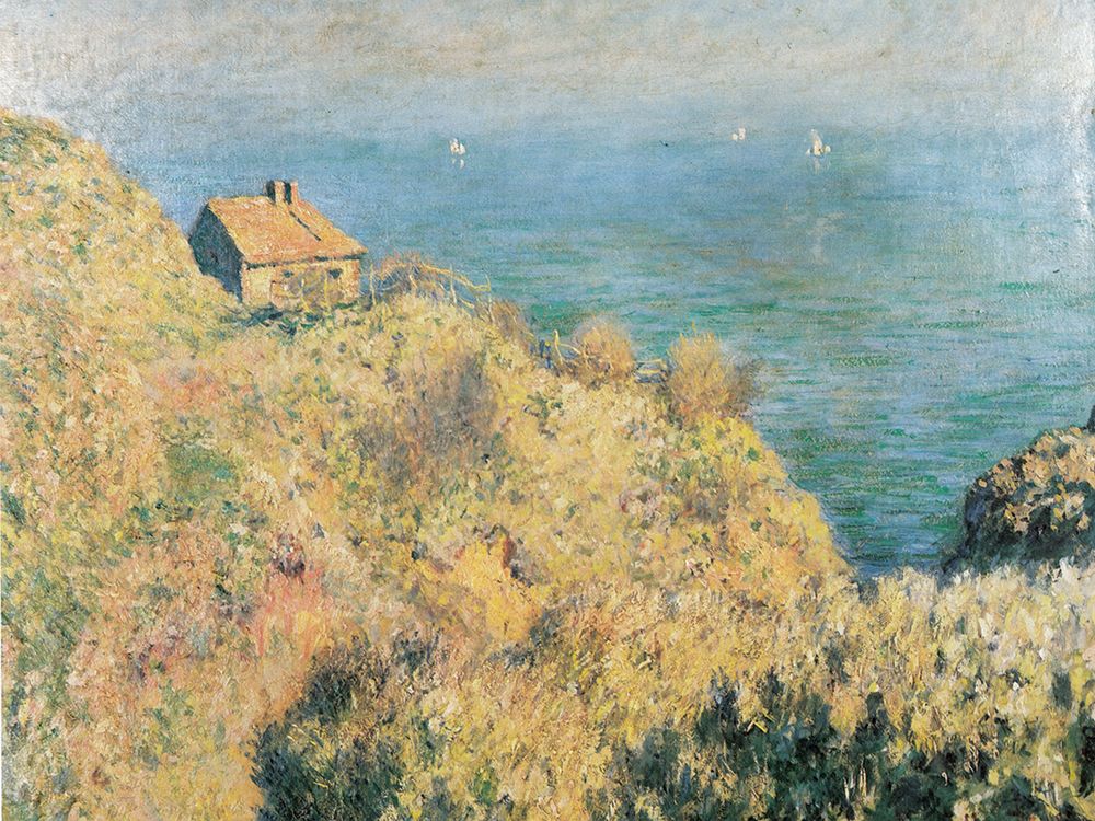 Douaniers cottage at Varengeville 1882 art print by Claude Monet for $57.95 CAD