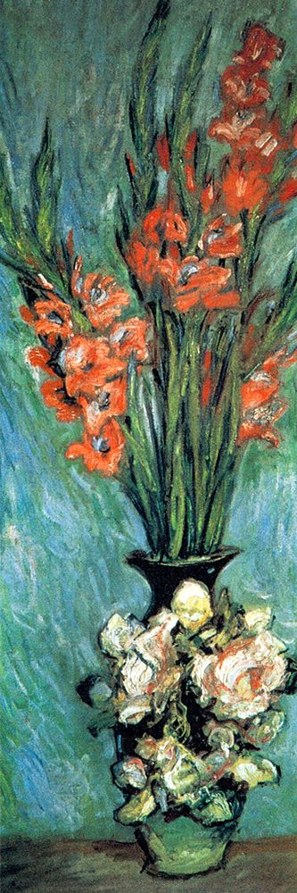 Gladioli 1882 art print by Claude Monet for $57.95 CAD