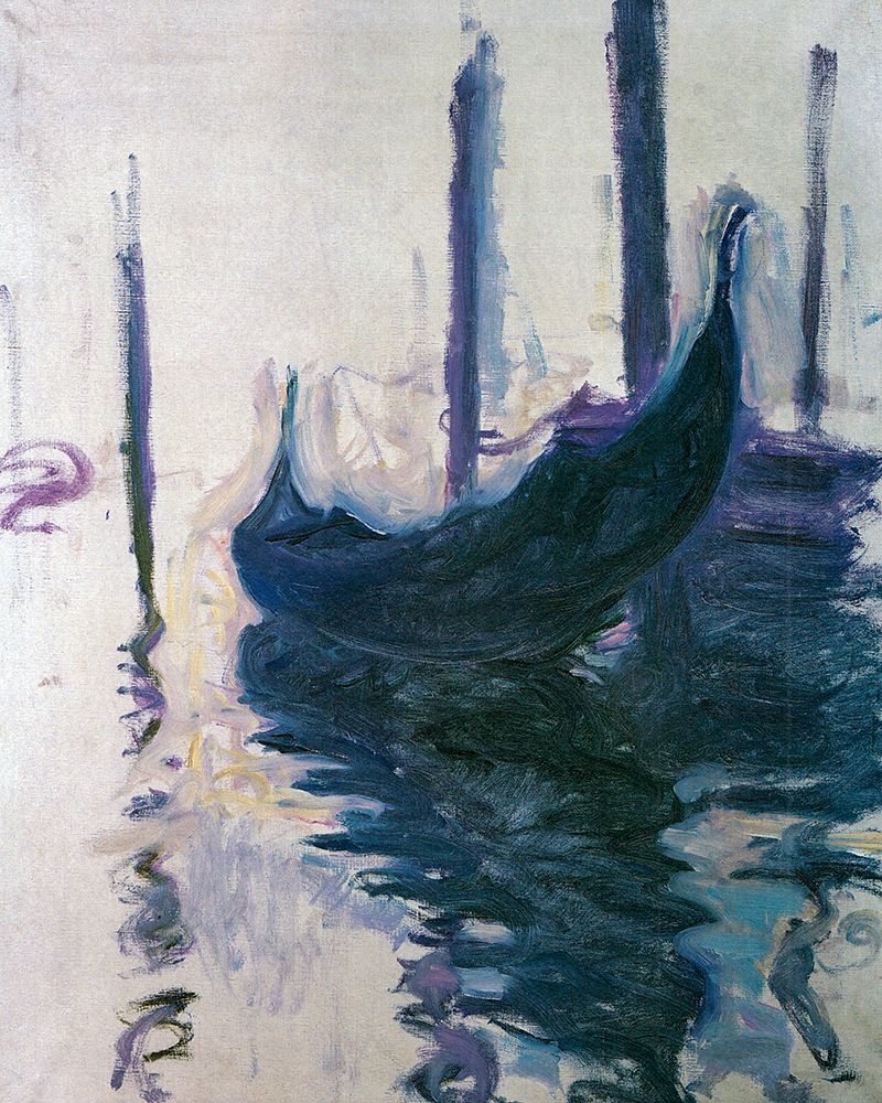 Gondolas in Venice 1908 art print by Claude Monet for $57.95 CAD