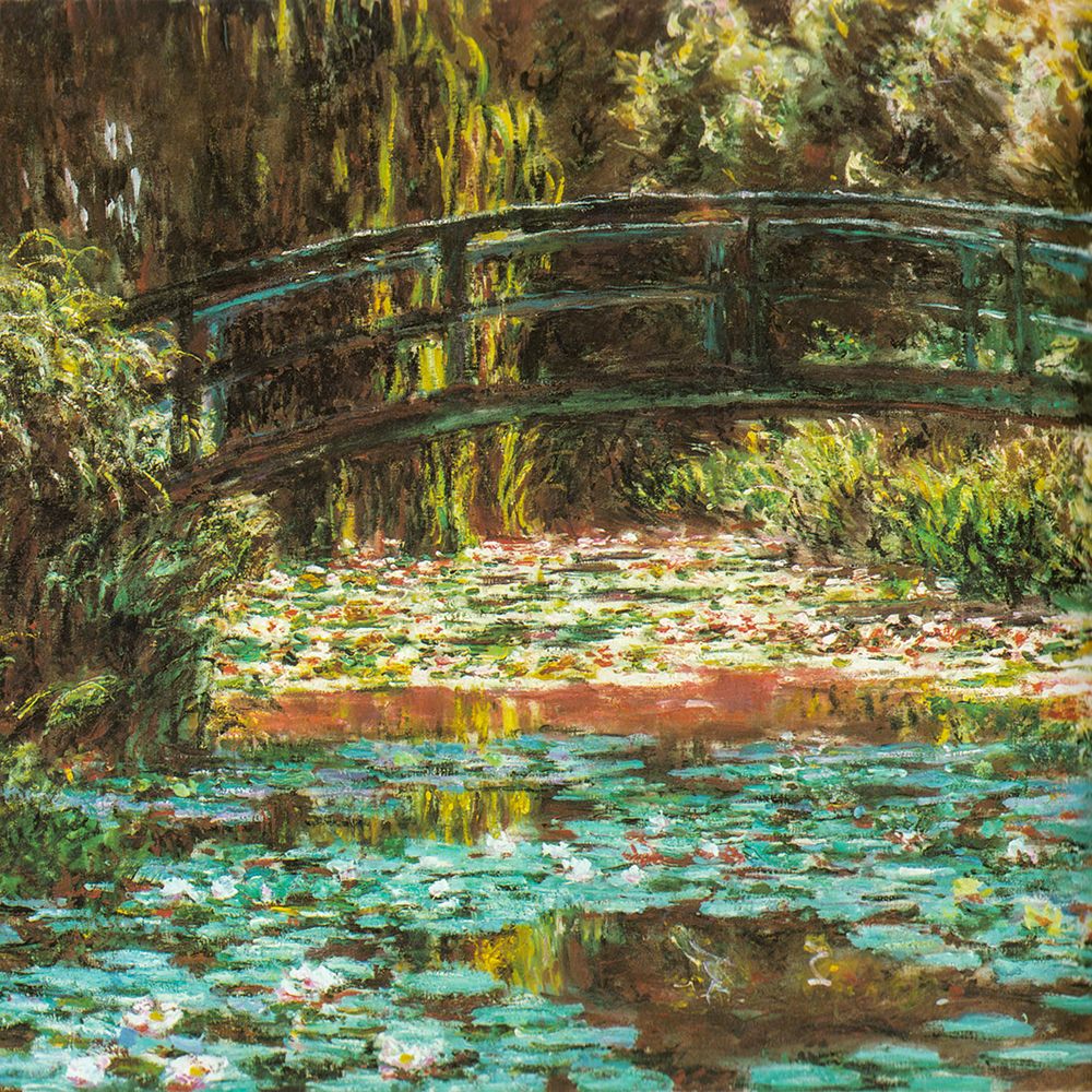 Japanese bridge at Giverny 1899 art print by Claude Monet for $57.95 CAD