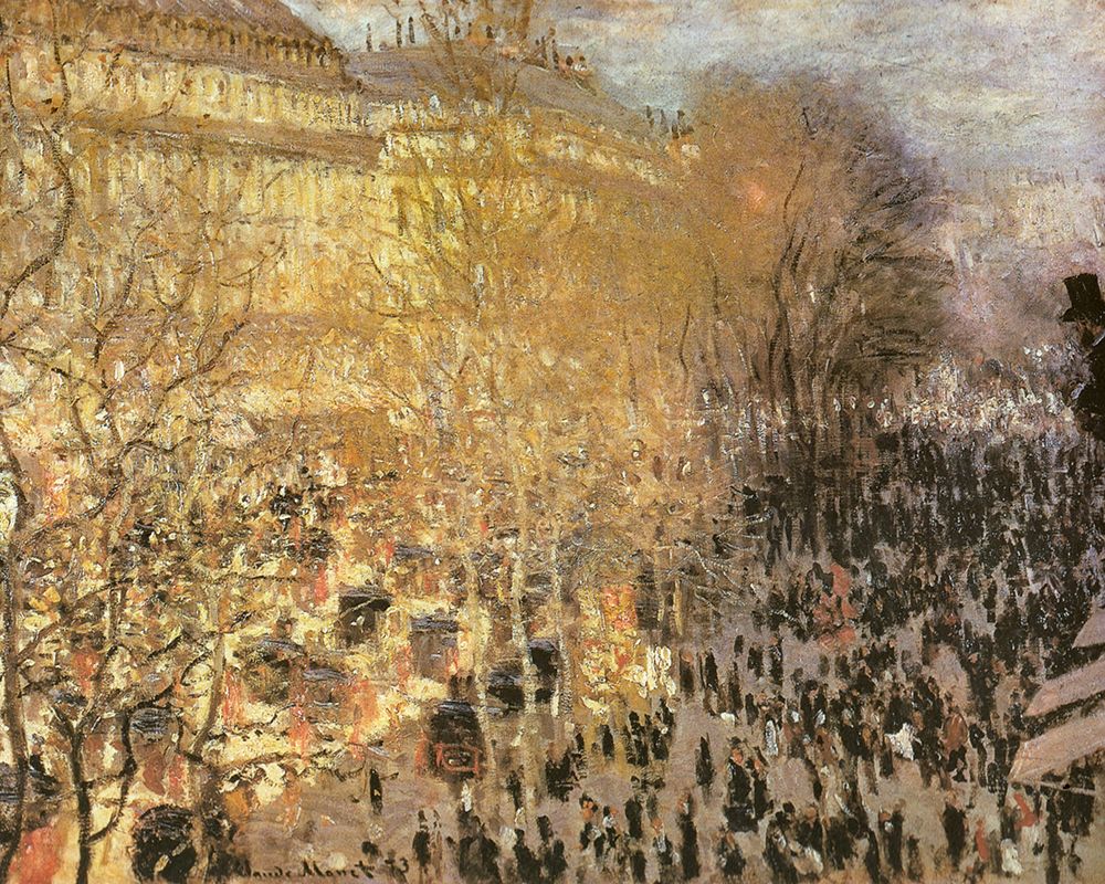 Le Boulevard des Capucines 1873 art print by Claude Monet for $57.95 CAD
