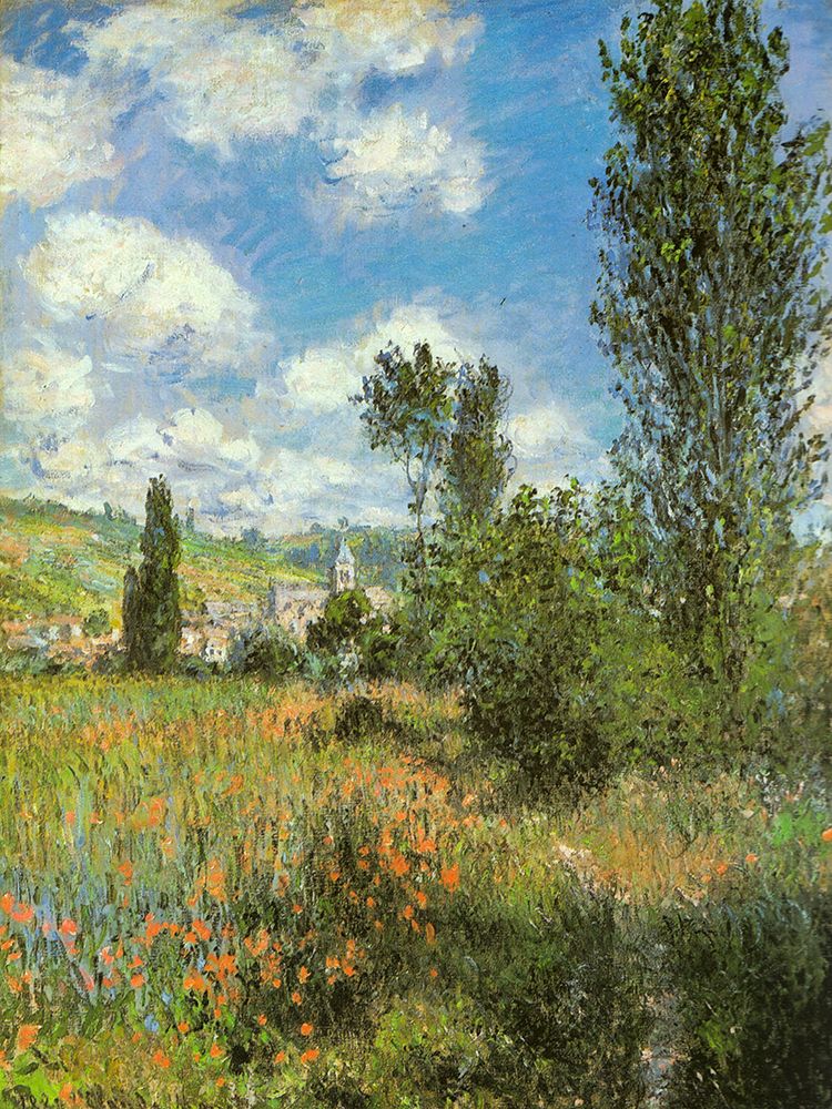 Path in Ile St-Martin-Vetheuil 1881 art print by Claude Monet for $57.95 CAD