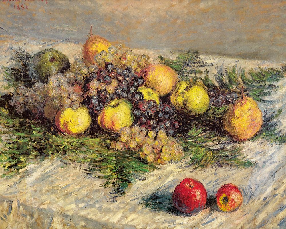 Pears and Grapes 1880 art print by Claude Monet for $57.95 CAD