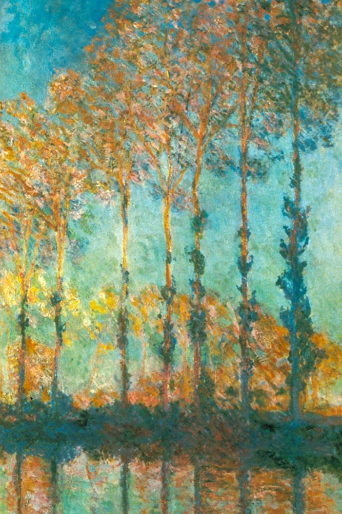 Poplars on River Epte 1891 art print by Claude Monet for $57.95 CAD