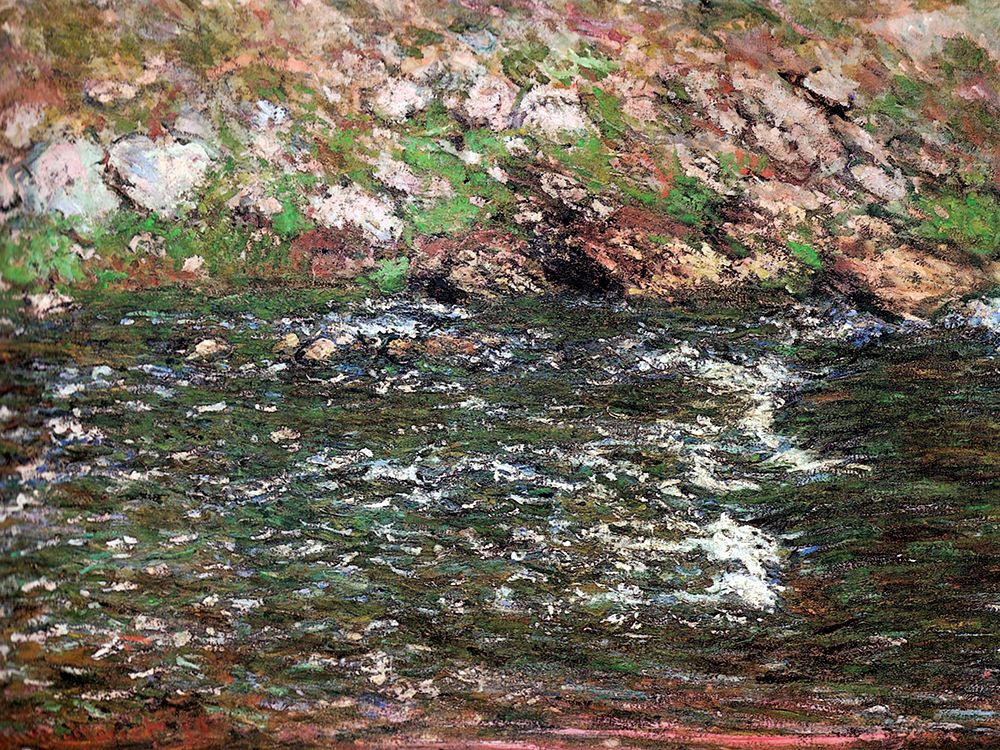 Rapids on the Petite Creuse 1889 art print by Claude Monet for $57.95 CAD