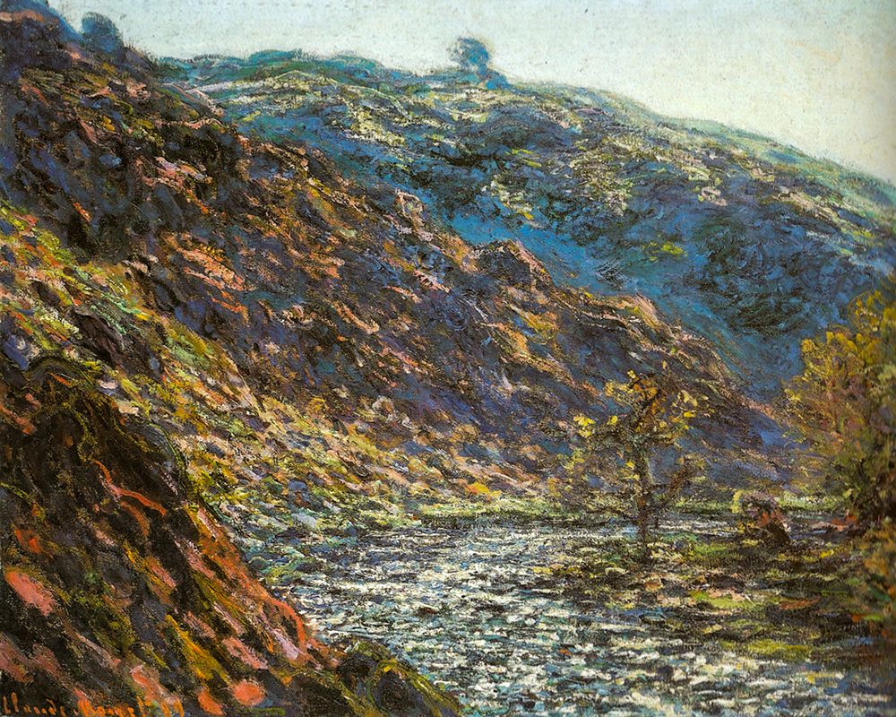 Ravine of the Petite Creuse 1889 art print by Claude Monet for $57.95 CAD
