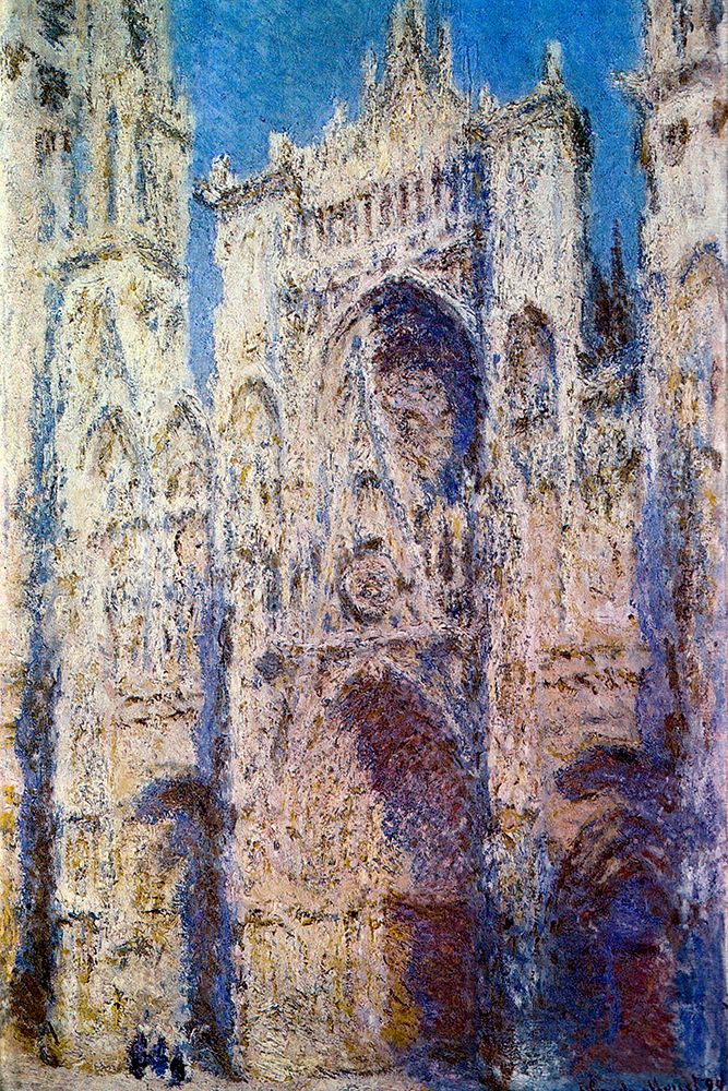 Rouen Cathedral 1894 art print by Claude Monet for $57.95 CAD