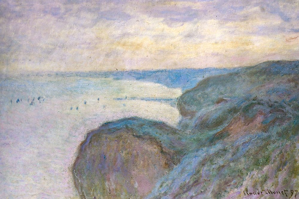 Steep cliffs 1897 art print by Claude Monet for $57.95 CAD