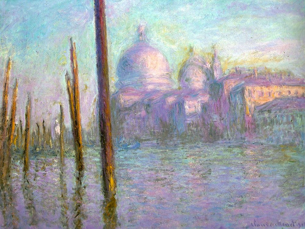 The Grand Canal-Venice 1908 art print by Claude Monet for $57.95 CAD