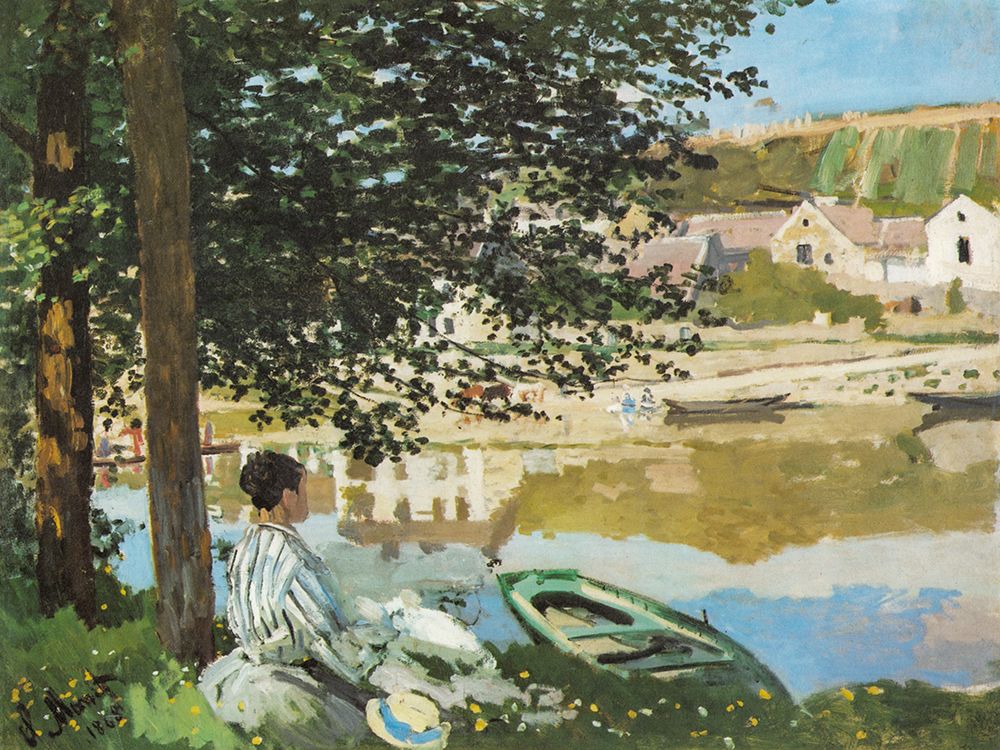 The River 1868 art print by Claude Monet for $57.95 CAD