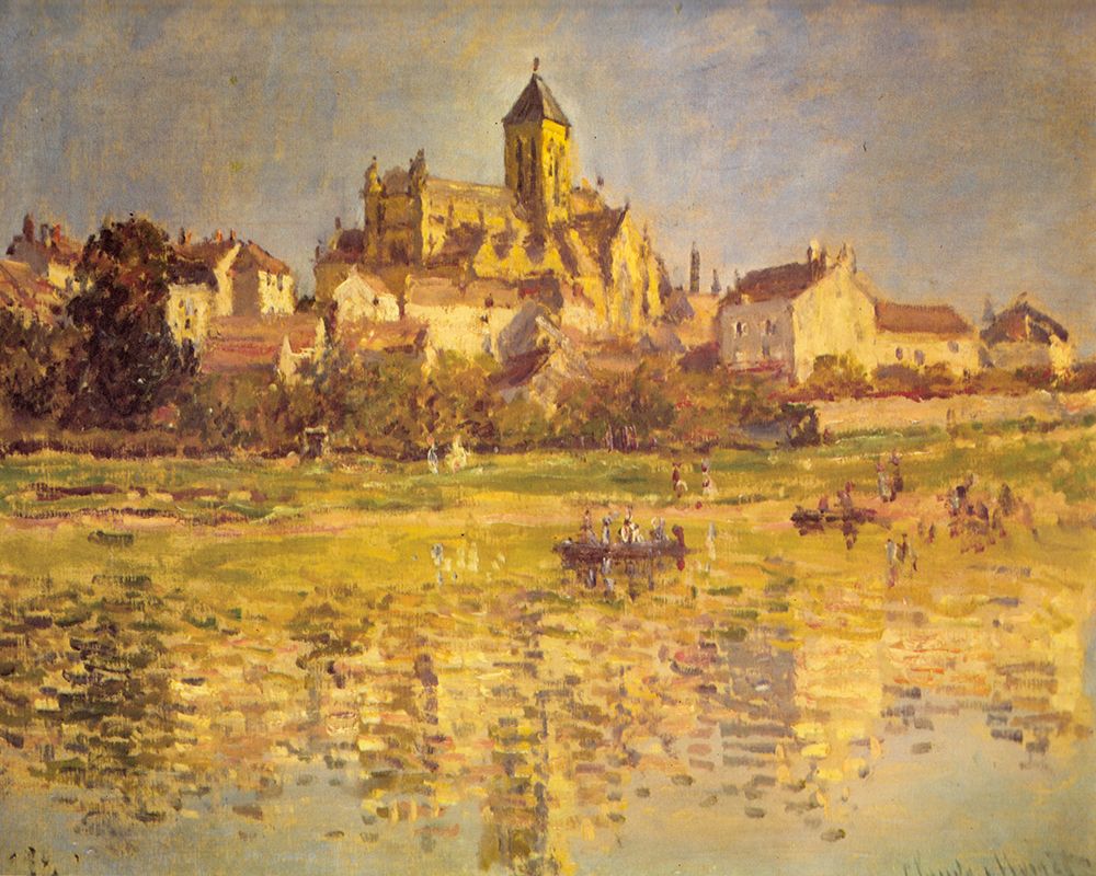 Vetheuil Church 1879 art print by Claude Monet for $57.95 CAD