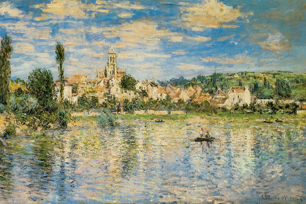 Vetheuil in Winter 1879 art print by Claude Monet for $57.95 CAD