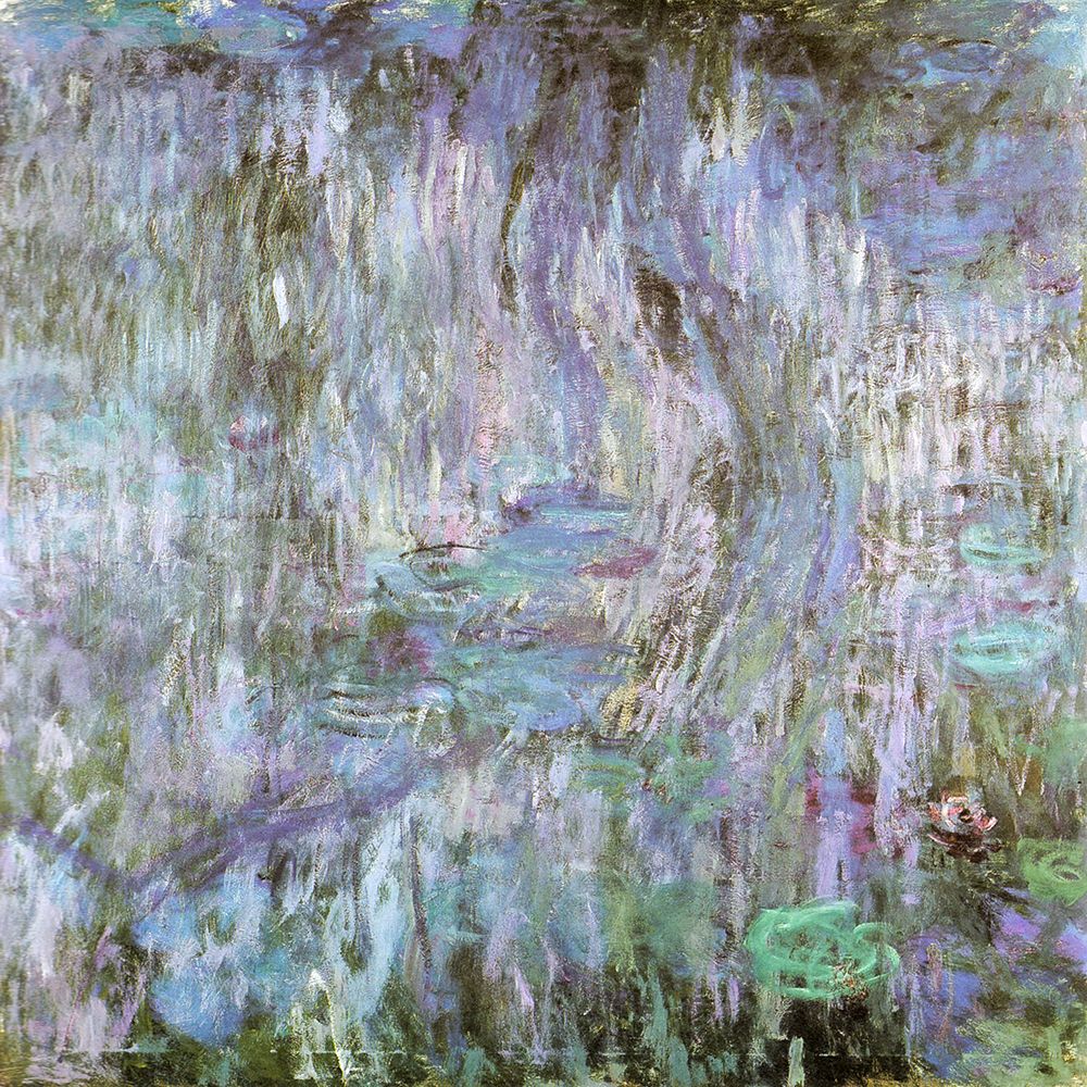 Water-lilies purple 1912 art print by Claude Monet for $57.95 CAD