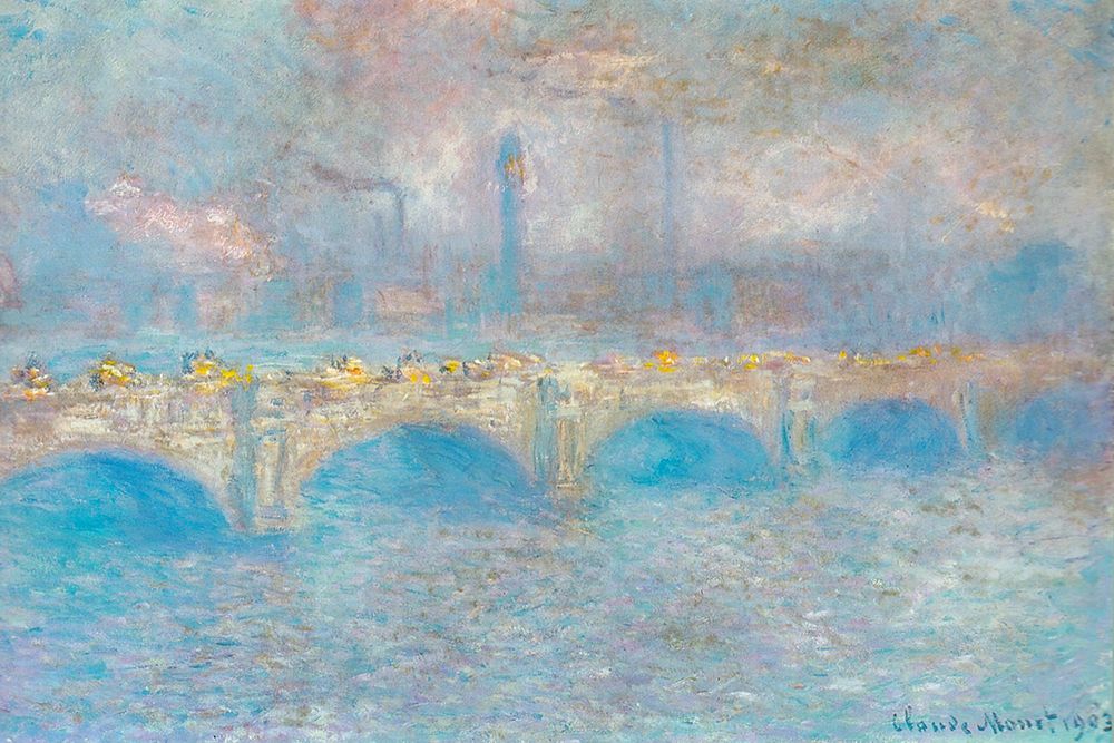 Waterloo Bridge I 1900 art print by Claude Monet for $57.95 CAD