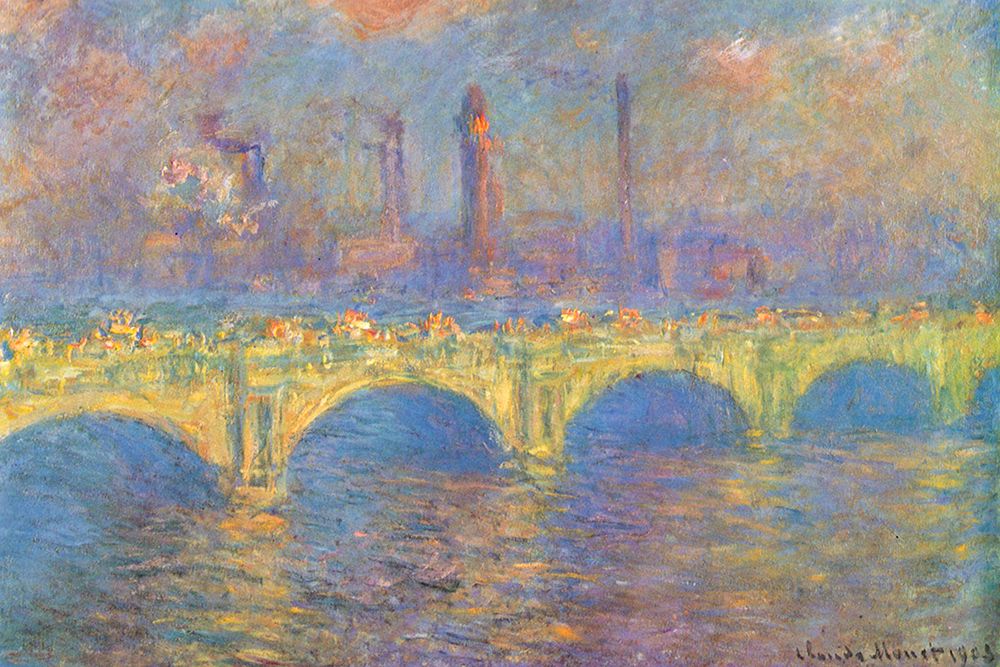 Waterloo Bridge II 1900 art print by Claude Monet for $57.95 CAD