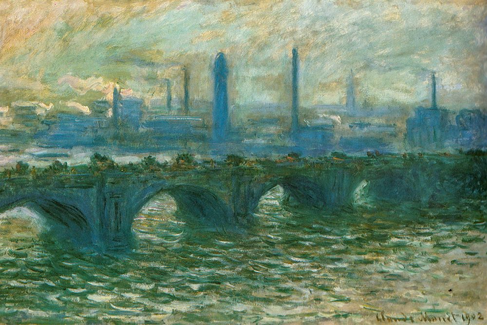 Waterloo Bridge 1902 art print by Claude Monet for $57.95 CAD