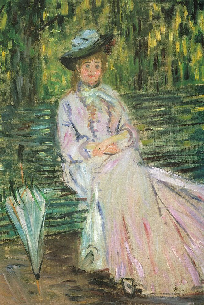 Woman on a Bench 1874 art print by Claude Monet for $57.95 CAD