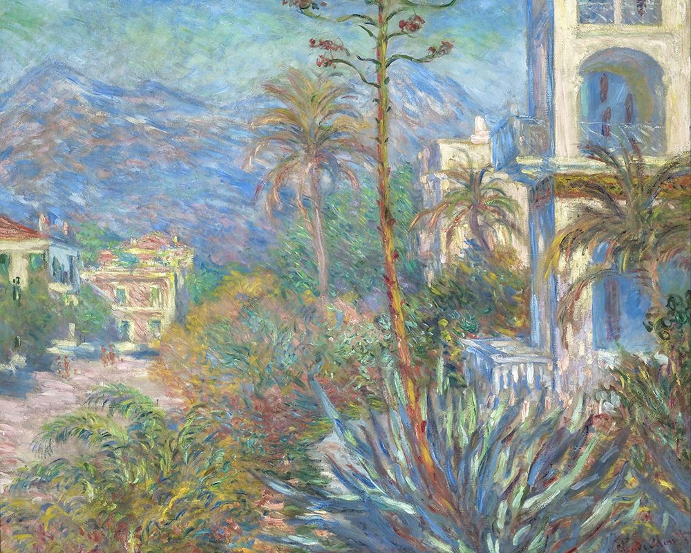 Villas at Bordighera art print by Claude Monet for $57.95 CAD