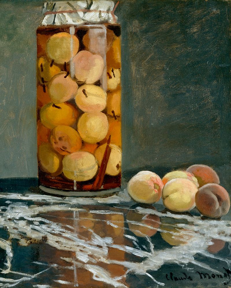 Jar of Peaches 1866 art print by Claude Monet for $57.95 CAD