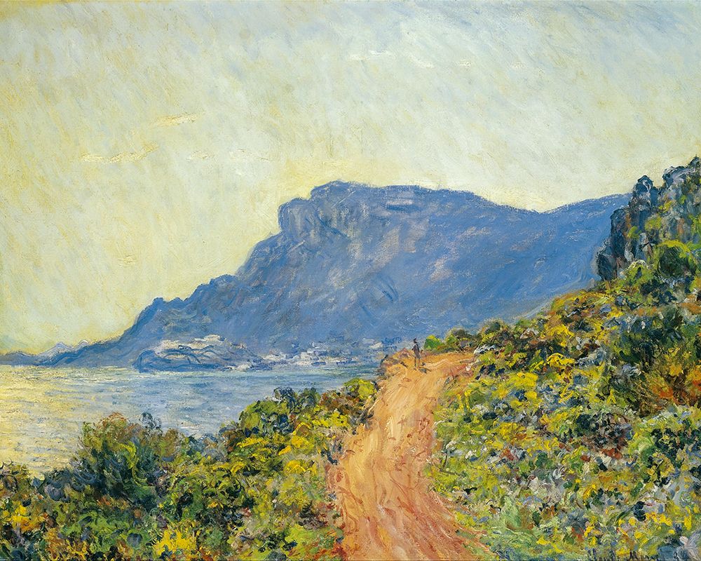 La Corniche near Monaco 1884 art print by Claude Monet for $57.95 CAD