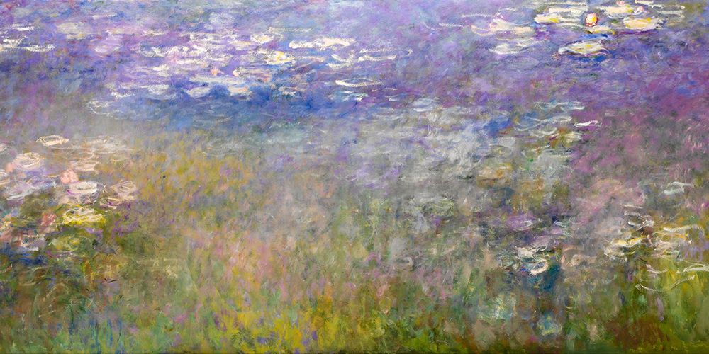 Water Lilies Agapanthus 1915 art print by Claude Monet for $57.95 CAD
