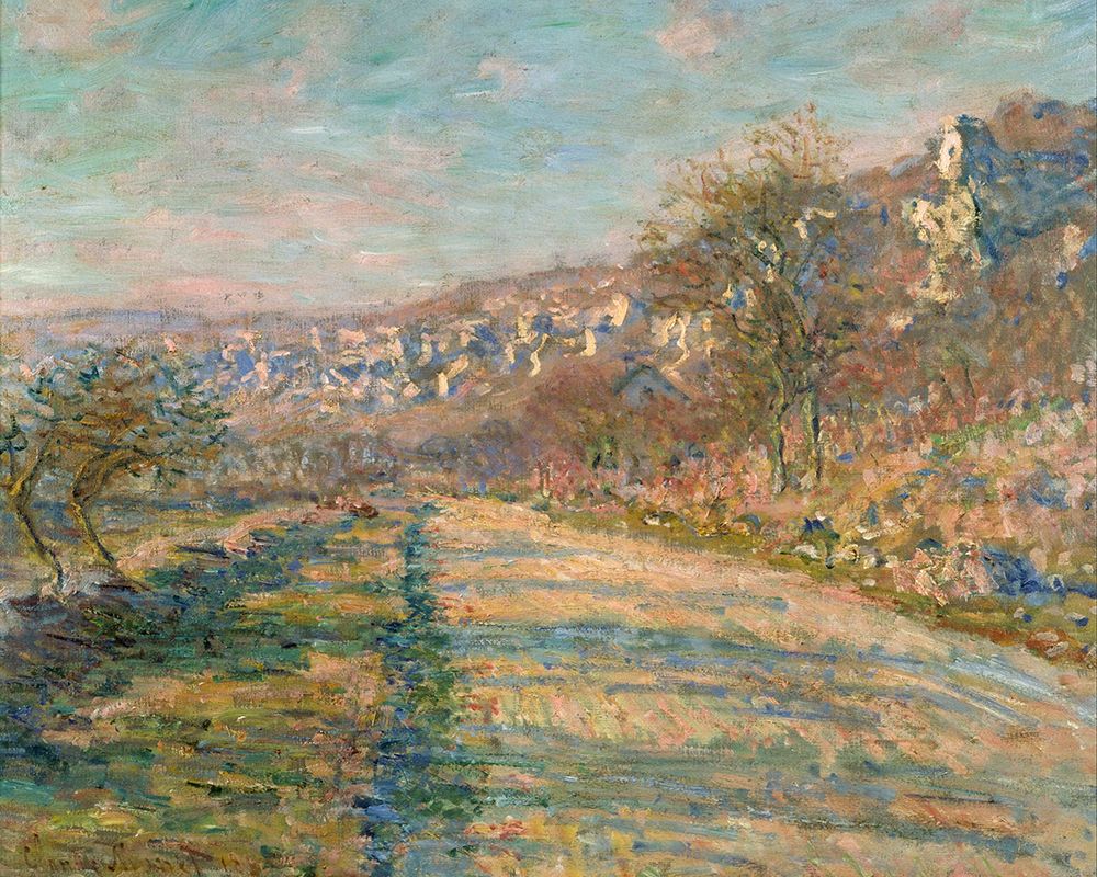 Road of La Roche-Guyon 1880 art print by Claude Monet for $57.95 CAD