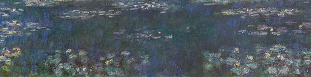 The Water Lilies - Green Reflections art print by Claude Monet for $57.95 CAD