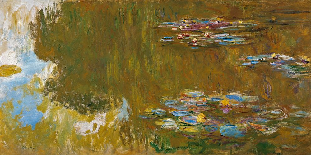 The Water Lily Pond 1917 art print by Claude Monet for $57.95 CAD