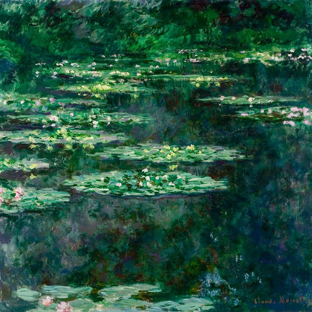 Waterlilies 1904 art print by Claude Monet for $57.95 CAD