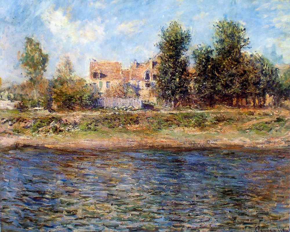 The Bank of the Seine 1880 art print by Claude Monet for $57.95 CAD