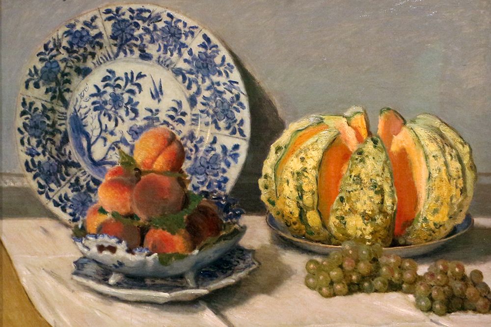 Still Life with Melon art print by Claude Monet for $57.95 CAD