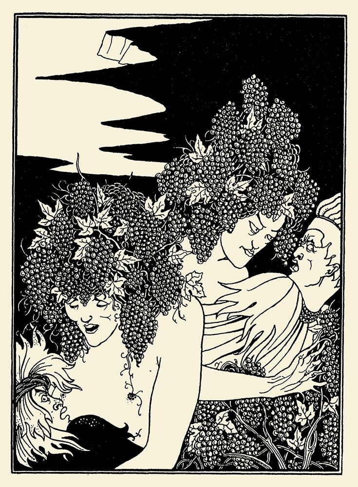 A Snare of Vintage art print by Aubrey Beardsley for $57.95 CAD
