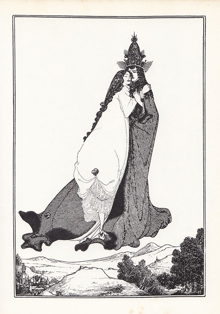 Under the Hill 1903 - St. Rose of Lima art print by Aubrey Beardsley for $57.95 CAD