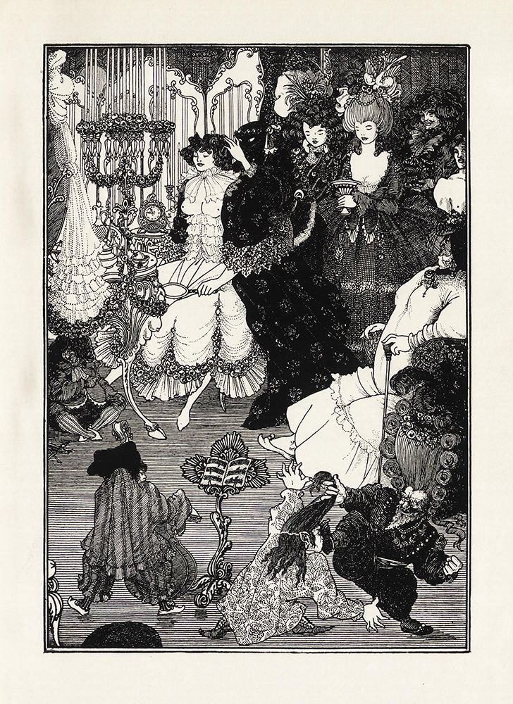 Under the Hill 1903 - Toilet of Helen art print by Aubrey Beardsley for $57.95 CAD