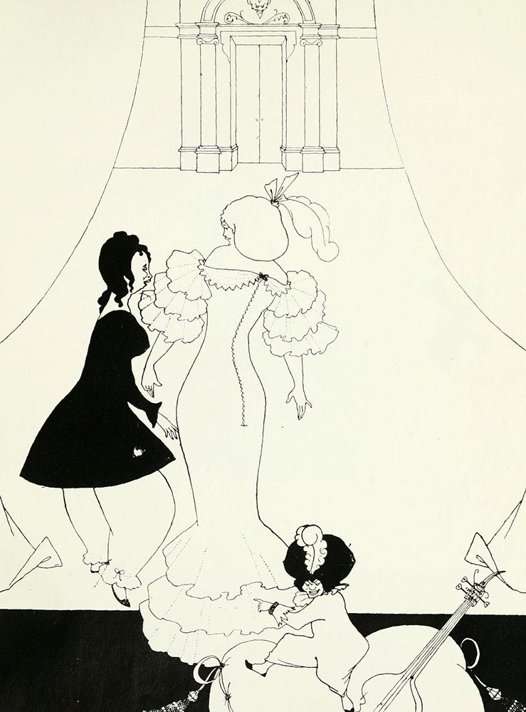 Yellow Book 1894 Vol.2 - Marionettes 2 art print by Aubrey Beardsley for $57.95 CAD