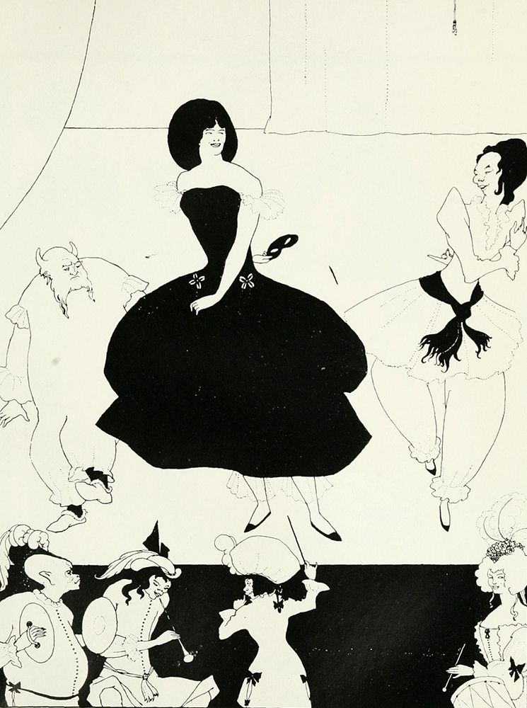Yellow Book 1894 Vol.2 - Marionettes 3 art print by Aubrey Beardsley for $57.95 CAD